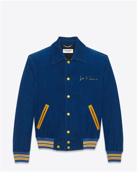 ysl teddy jackets for men